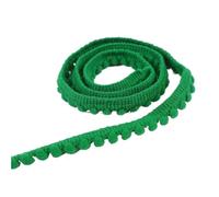 5Yards Tiny Pom Ball Fringe Trim Lace 5mm Pompoms Ribbon for DIY Craft Curtain Cloth Sewing Accessory for DIY Crafts Decoration(26 Green)