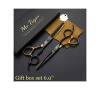 (6.0 CT Box Set HJZC)Sharp Blade 5.5 6.0 Hair Scissors Professional Barber Scissors Hair Salon Scissors