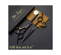 (6.0 CT Box Set HJZJ)Sharp Blade Professional Hair Scissors 5.5 6.0 Salon Hair Cutting Scissors
