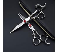 6.0 Inch Professional Hair Cutting Shears with Dragon Handle - Japan Steel 440C - Salon Quality Barber Shears