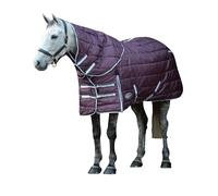 (6' 0", Maroon/Grey/White) Weatherbeeta Comfitec PP II Detachable Neck Channel Quilt Midweight Horse Stable Rug