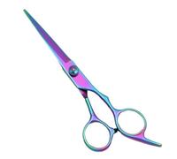 6.0'' Professional Hair Scissors Cutting Shears Thinning Hairdressing Haircut Razor Comb Set Salon Barber Home for Hair Cutting(Color 4)