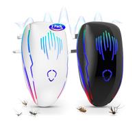 6.0 Upgraded Ultrasonic Pest Repeller 【Deworming Effect 99.99%】 pest Repellent ultrasonic Plug in【0-Noise Advanced Technology】Light Intensity < 1 Lumen,Home,Baby Room