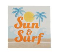 6 1/2" Surf Party Sun & Surf Disposable Paper Luncheon Napkins - 16 Count