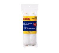 6-1/2" x 1/2" Nap Purdy 140605064 White Dove Mini-Roller Cover, Dralon, 2-Pack