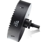6 1/8 inch Hole Saw Drill Bit for Metal and Wood, M42 Bi-Metal Hole Cutter with 1.5” Cutting Depth for Drywall, Ceiling, Aluminium Alloy, Sheet Iron and Steel Frame