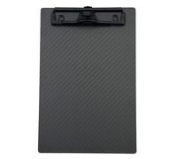 6.1 * 9.3 * 0.06inch A5 Half Letter Small Size Super Hard&Portable Carbon Fiber Clipboard with Hook&Pen Holder,Strong Low Profile Clip,Dry Carbon Clip Board,Writing Board,Note pad