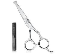 6.1 inch Kids Hair Cutting Scissors Safety Rounded Tips Haircut Scissors, K KaCaKaCa Professional Safe Hair Cutting Shears for Baby, Toddler, Children, Women and Men, Barber, Salon and Home Use