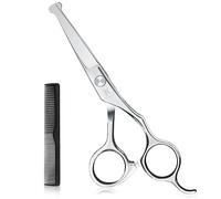 6.1 inch Kids Hair Cutting Scissors Safety Rounded Tips Haircut Scissors, K KaCaKaCa Professional Safe Hair Cutting Shears for Baby, Toddler, Children, Women and Men, Barber, Salon and Home Use