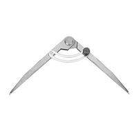 6.1 Inch Wing Divider, Precision Spring Wing Divider for Leather Craft Adjustable Spacing Edge Creaser with Pencil Holder for DIY Leatherworking Tools