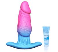 6.1" Large Butt Plug Dildo Anal Plug Sex Toyscouples for Couples Giant Wearable Butt Plug Silicone Anal Stretcher Adult Toys for Women Men Beginners Advanced Users Sex Toýs for Man Butt-Pink