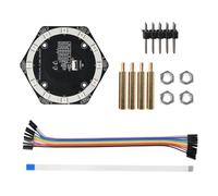 6+1 Microphones Array Board for Sound Source Localization with Beamforming I2S Interfaces and Programmable LEDs Light Integrated Structure Pickup Array