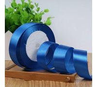 6-10-12-15-20-25-40-50mm Silver Gray Satin Ribbons 22Meters/Roll Christmas Halloween Wedding Birthday Party Wrapping Ribbon-Royal Blue-15mm