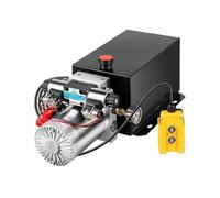 6 10 12 15 Quart Car Jack Hydraulic Pump Double Acting Power Unit Steel Oil Tank Dump Trailer Crane Truck Lift Motor for Beginners DIY(6 Quart)