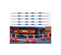 6/10/20/25/30 Pac Expandable Retractable Traffic Cone Bar 3.5ft-6.5ft for Work Zone Safe Crowd Control Lane Closure - Traffic Cone Accessories (B/6pcs)