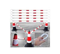 6/10 30Pcs Retractable Traffic Bar Lightweight Cone Bars,Road Connecting Rod, For Parking Lot Safety, Portable Temporary Barriers Barricades(R/6pcs)
