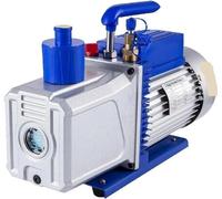 6-10 CFM 1 HP Double Stage Air Conditioning Vacuum Pump, 5PA Ultimate Vacuum for HVAC Refrigerant and Air Tool Use
