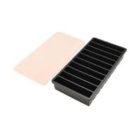6/10 Cubes Silicone Freezer Tray With Lid, Perfect for Storing Lasagna, Leftovers, Sauces, Portioned Meals, Large Freezer Food Tray Container