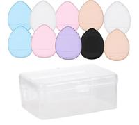 6/10 Pcs Finger Powder Puff Makeup Puff Triangles Powder Puff Dry Wet Beauty Makeup Tool Small Makeup Sponge For Face