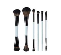 6/10 Pcs Makeup Brush Set, Double-ended Contour Eyeshadow Foundation Brush, Cosmetics Tools