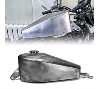 6/10L Motorcycle Petrol Gas Fuel Tank With Cap For Harley Sportster 2006-2022 Unpainted Silver
