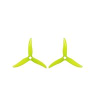 6/10Pairs 3525 3.5X2.5X3 3-Blade PC Propellers For FPV Freestyle 3.5inch Toothpick Drones M5 T-Mount Compatibility(10Pair Yellow)