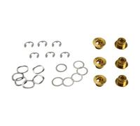 6 10PCS Brake Disc Bobbin Kits Compatible With Vehicle Models Aftermarket Replacement(6PCS silver)