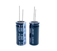 6~10pcs/lot 200v 470UF 200v 470UF aluminum electrolytic capacitor size 18 * 40 20%(10Pieces)