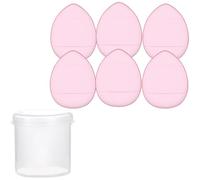 6/10x Finger Powder Puff With Finger Holder Strap Fingertip Makeup Sponge Pad For Cream Concealer Eyeshadow Makeup Tool