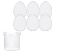 6/10x Finger Powder Puff With Finger Holder Strap Fingertip Makeup Sponge Pad For Cream Concealer Eyeshadow Makeup Tool