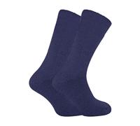 (6-11 UK, Airforce) David James - 2 Pack Mens Thermal Sleep Socks for Winter
