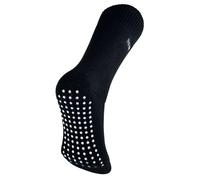 THMO Mens Thermal Indoor Slipper Socks with Grips (Multipack Options) - 6-11 UK - Black - 1 Pack