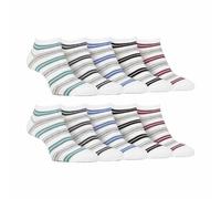 FARAH Men's 10 Pack Breathable Bamboo Plain Trainer Socks | Size: 6-11 Farah Multicolor 6-11