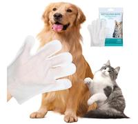 6/12/18 Pieces Pet Gloves Cleaning, Deodorizing Pet Glove Wipes for Dogs, Pet Grooming Gloves For Dog & Cat Grooming Wipes, Cat Cleaning Gloves No Water Wash for Fur Face Paws Ears Butt (6pcs/1pack)