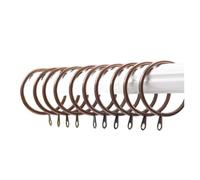 6/12/24/48/60/84/96PCS Curtain Rings Metal Hanging Hooks For Curtains Rods for Curtains and Rods(Color 3,48PCS)