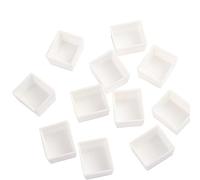 6/12/24/48PCS White Paint Palette, Empty Watercolour Pans, for DIY Watercolor & Oil (Full Pan 3.2ml x 12pcs)