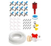 6/12/24pcs Rabbits Hutch Waterer Nozzles Spring Load Design Easy Assembly Water Systems For Ferrets Hamster Leakproof Waterer For Cage