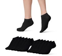 6/12 Pairs Low Cut Bamboo Trainer Socks Womens | Ladies Ankle Socks | Indoor/Outdoor Sports, Running, Home Workout & Everyday Casual | Soft, Durable & Moisture Wicking Bamboo Ankle Socks Women 4-8