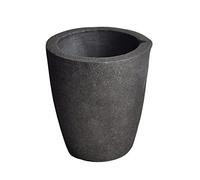 #6 12KG MegaCast, Foundry Clay Graphite Crucibles Black Cup Furnace Torch Melting Casting Refining Gold Silver Copper Brass Aluminum