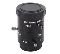 6-12mm C Mount Lens, Focus Range, Manual Focus 3MP HD Zoom | Optical Coated Aluminium Alloy for Industrial Camera Machine Inspection