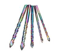 6-12mm Colorful Triangular Ceramic Tile Drill Bit 6/8/10/12mm Glass Drill Tool for Glass Wood Tiles Marble (6mm)
