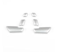 6/12pcs For Mercedes For Benz C/E Class Glk Gle Ml Gl Cls Gla Cls W204 W212 Car Door Seat Memory Lock Buttons Covers Stickers Car Styling Interior(Onecolor)