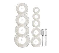 6/12Pcs Mini Diamond Cutting Disc Set for Dremel - Precision Grinding Wheels for Gemstone, Glass, Ceramic(40mm 12pcs Set)