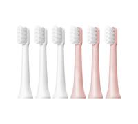 6/12Pcs Replacement Brush Heads ，Compatible for T100 Mes603 Electric Toothbrush Vacuum Soft Bristle Suitable Nozzles(T100-WH3 PK3)