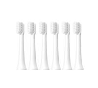 6/12Pcs Replacement Brush Heads ，Compatible for XIAOMI ，MIJIA T100 Mes603 Electric Toothbrush Vacuum Dupont Soft Bristle Suitable Nozzles(T100-WH-6PCS)