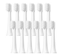 6/12Pcs Replacement Brush Heads for T100 Mes603 Electric Toothbrush(T100-WH-12PCS)
