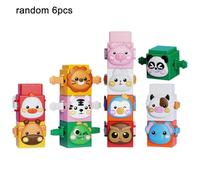 6/12pcs Stacking Toys Blocks Learning Toys Birthday Gifts Developmental Sensory 1 2 Years Old For Toddlers Toys 3 4 Girls Boys blocks toddler building toddler For gifts gifts toys toddlers bui