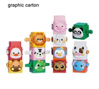 6/12pcs Stacking Toys Blocks Learning Toys Birthday Gifts Developmental Sensory Old For Toddlers 4 2 Years 1 Toys Boys Girls 3