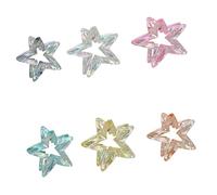 6 / 12Pcs Strong Hold Star Shape Hair Gripper for Daily, A
