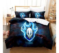 (6, 135X200 quilt cover two-piece set) New Death Digital Printing Brushed Bedding Four-piece Set Three-piece Set Bed Sheet